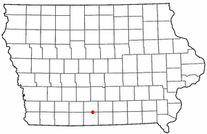 Location of Weldon, Iowa