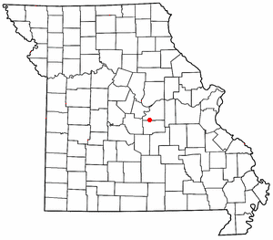 Location of Argyle, Missouri