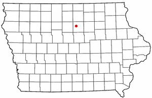 Location of Latimer, Iowa