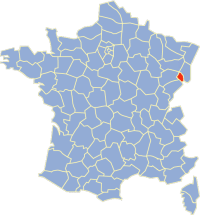 Location of du Territoire-de-Belfort in France