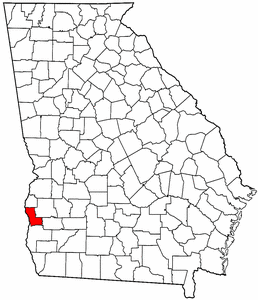 Image:Map of Georgia highlighting Clay County.png