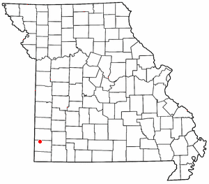 Location of Silver Creek, Missouri