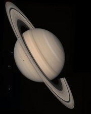 Saturn taken by Voyager 2