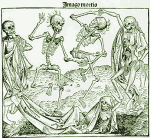 Inspired by the 's ,  is an allegory on the universality of death, a common motif in the late-medieval