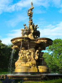 The Ross Fountain in the .