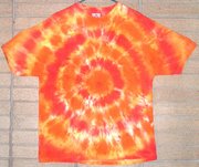 An example of a tie dyed 
