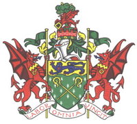 Arms of Wrexham County Borough Council