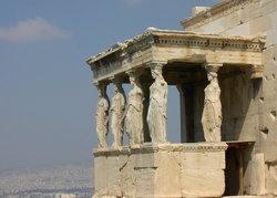 The Caryatid Porch of the Erechtheum, Athens