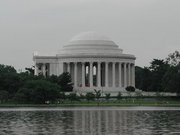The Jefferson Memorial from across the tidal basin