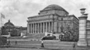 View of Columbia University's Low Library Plaza, c1900