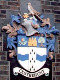 Arms of the former Cheshunt Urban District Council