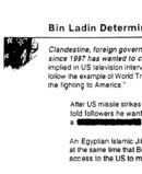 A corner of the front page of the briefing