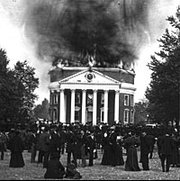 The Great Fire of 1895. Students and faculty mourn.