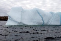 An iceberg near Newfoundland, similar to the ones seen on April 14, 1912