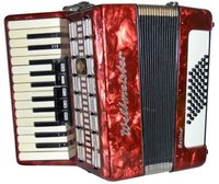 a piano accordion