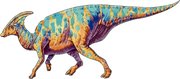 A Picture of a Parasaurolophus