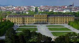 Schnbrunn Palace, as seen from the gardens