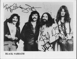  From left to right, Bill Ward, Tony Iommi, Ozzy Osbourne, Geezer Butler
