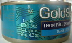 The circled U indicates that this can of tuna is certified kosher by the Union of Orthodox Congregations.