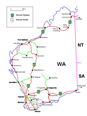 Western Australian cities, towns, settlements and 