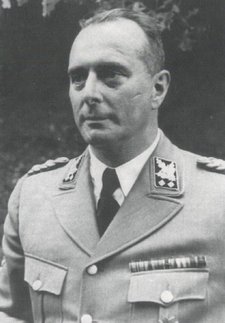 An SS-Obergruppenfhrer, in field grey uniform, circa 1944