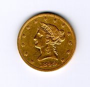 Coin showing a coronet