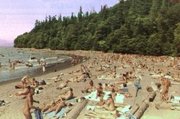 Bathers at Wreck Beach