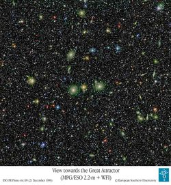 Galaxies dot the sky like jewels in the direction of a mass so large it is known simply as the . The galaxies pictured above are part of a cluster of galaxies called ACO 3627 (or the Norma cluster) near the center of the Great Attractor. The Great Attractor is a diffuse mass concentration  250 million light-years away but so large it pulls our own Milky Way Galaxy and millions of others galaxies towards it.